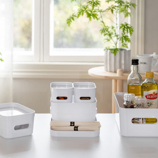 Extra-Small Stacking Lidded Fridge Storage Box - Image 8
