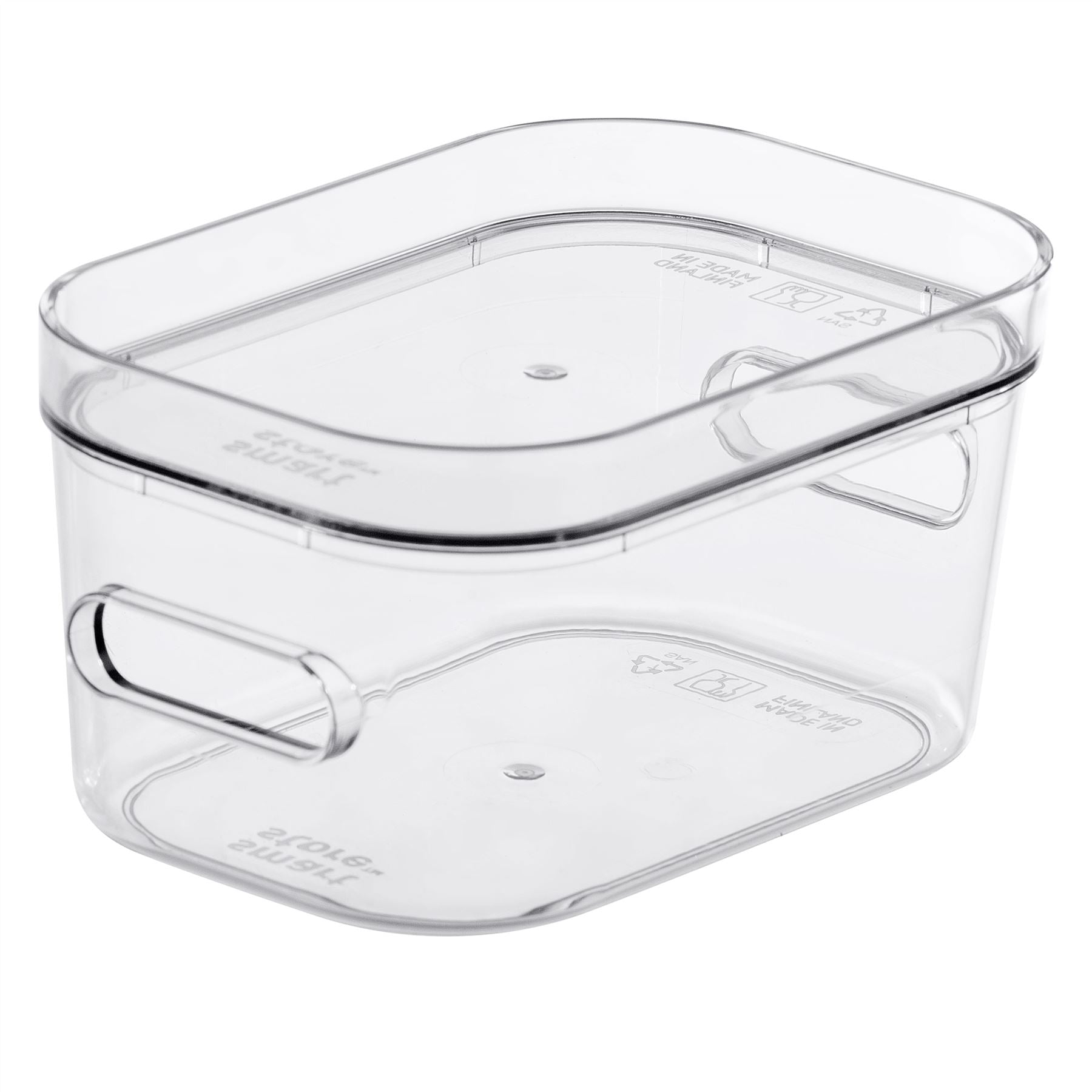 Extra-Small Stacking Lidded Fridge Storage Box - Image 4