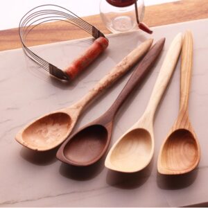 Wooden Spatula Spoon – Cherry, Walnut, Maple or Bird's Eye Maple