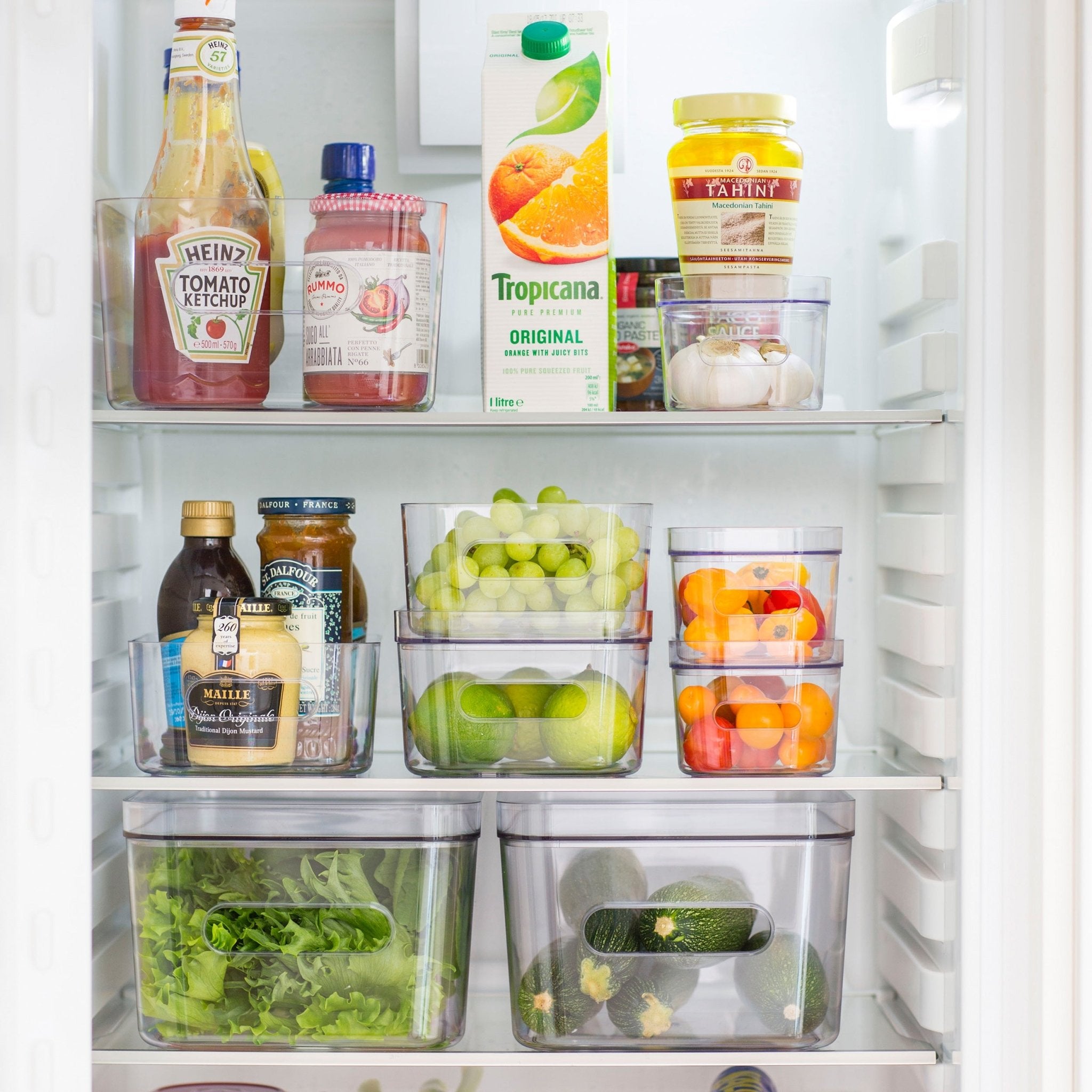 Extra-Small Stacking Lidded Fridge Storage Box - Image 6